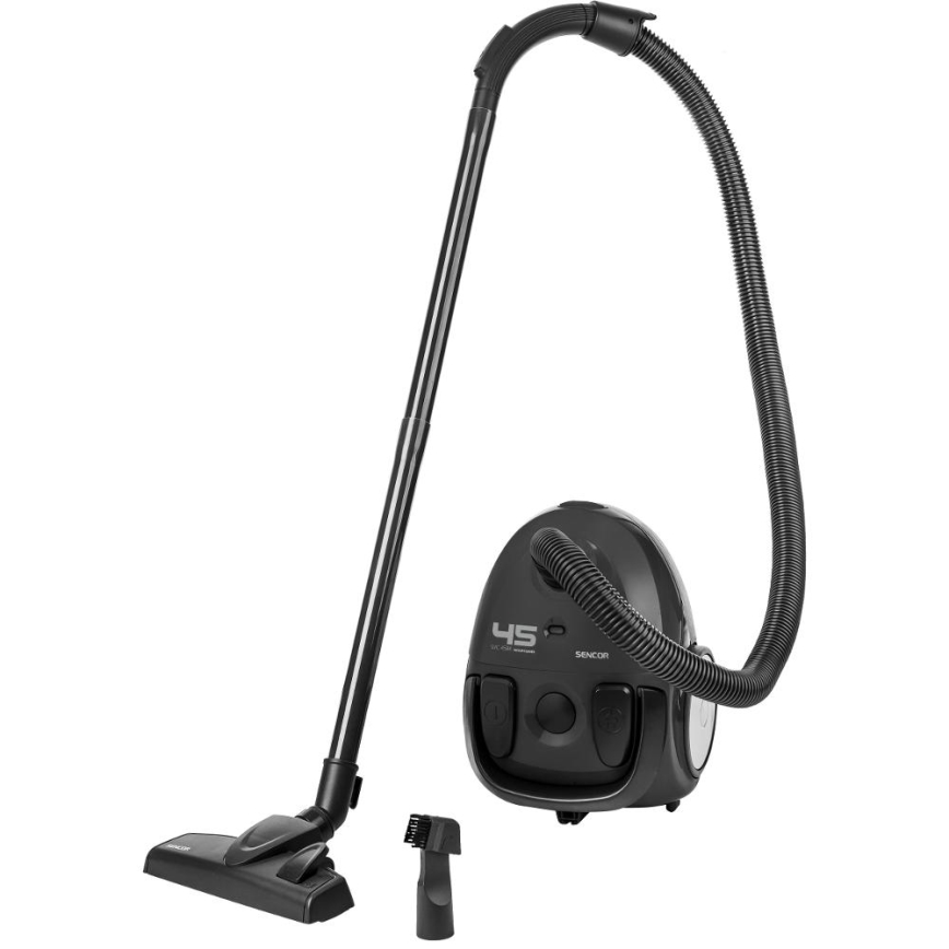 Sencor - Aspirador com saco 1,5 l 850W/230V preto
