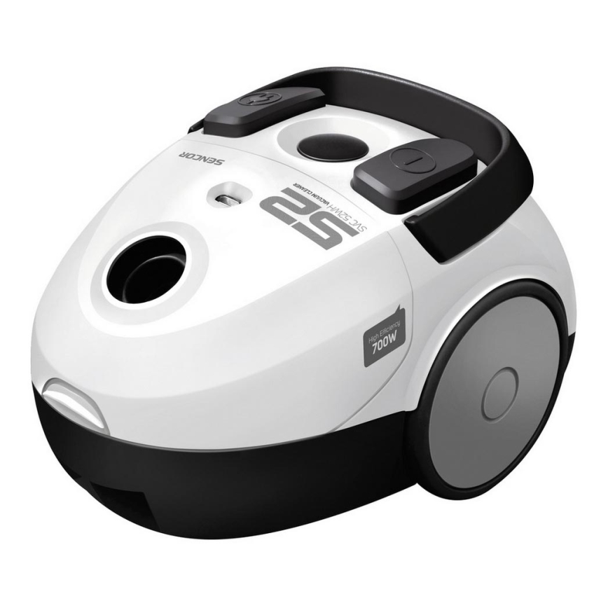 Sencor - Aspirador de saco 1,5 l 700W/230V branco