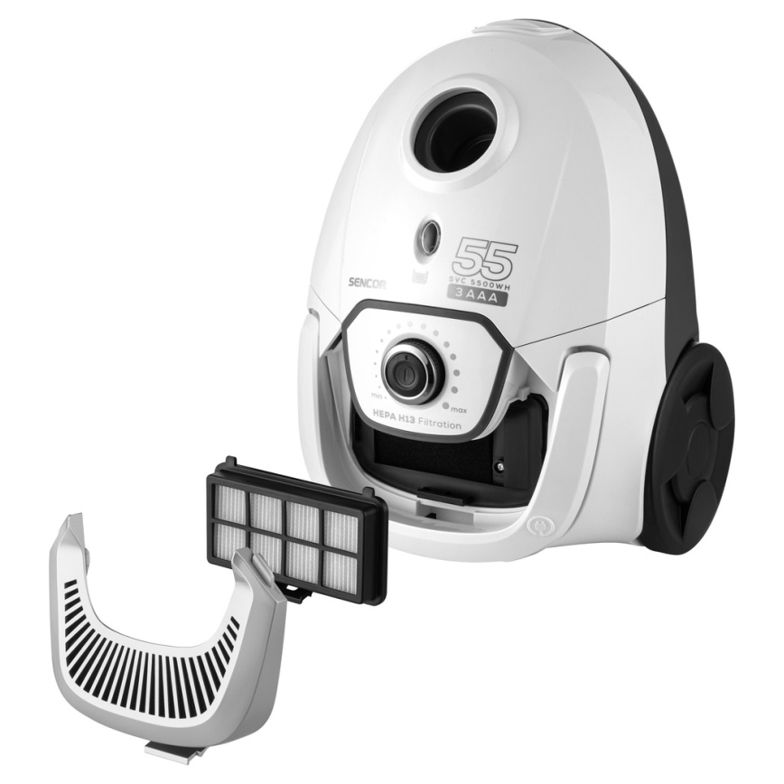 Sencor - Aspirador de saco 2 l 700W/230V branco