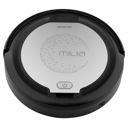 Sencor - Aspirador robô 2em1 15W/14,4V 1500 mAh preto