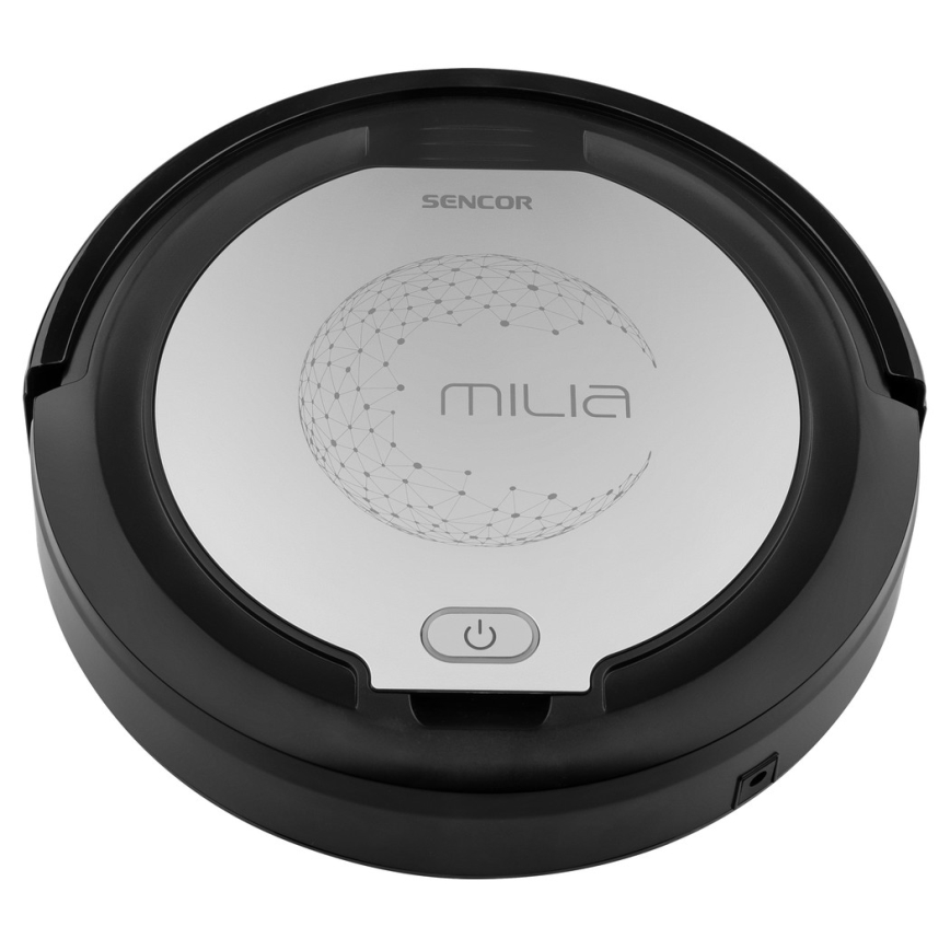 Sencor - Aspirador robô 2em1 15W/14,4V 1500 mAh preto