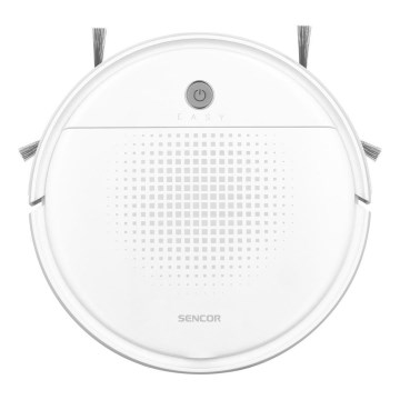 Sencor - Aspirador robô com mopa 2em1 18W/1500 mAh branco + comando