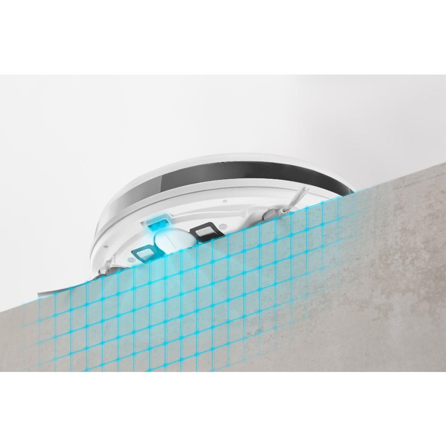 Sencor - Aspirador robô com mopa 2em1 18W/1500 mAh branco + comando
