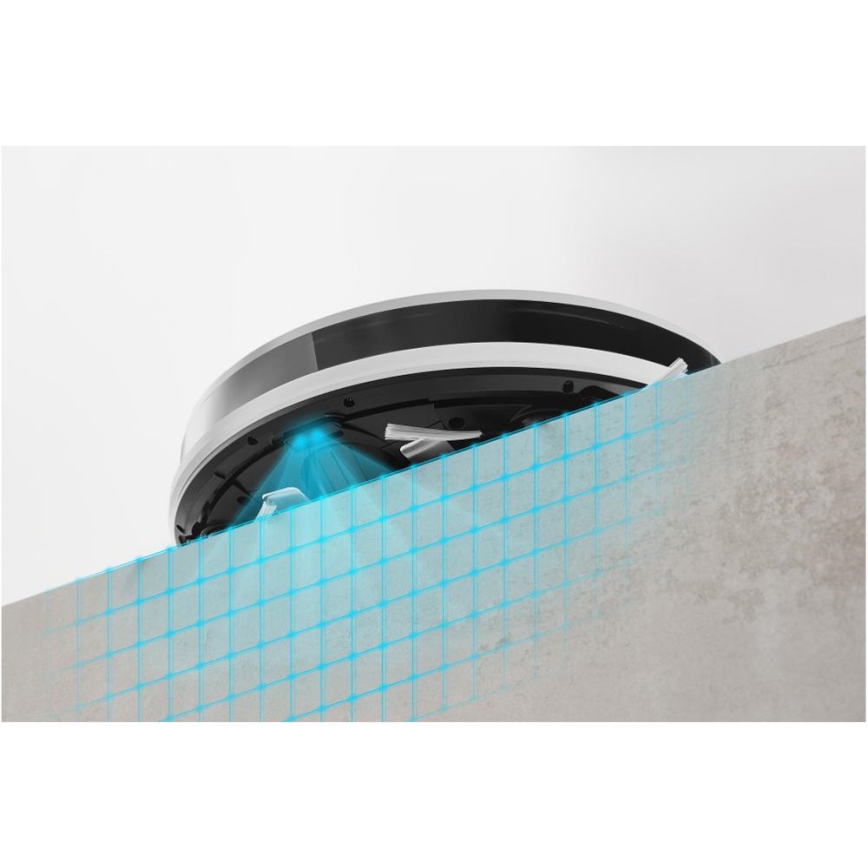 Sencor - Aspirador robô inteligente com mopa 2em1 28W/2600 mAh Wi-Fi branco + comando