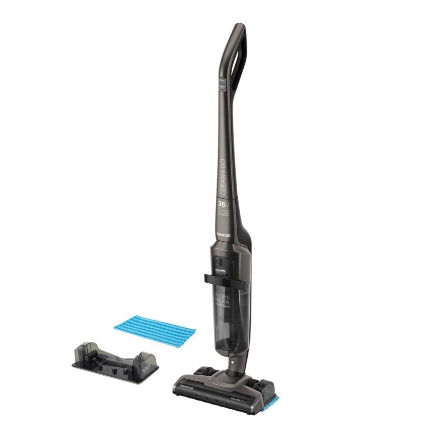 Sencor- Aspirador vertical com escova rotativa elétrica e esfregona 150W/36V 2150 mAh