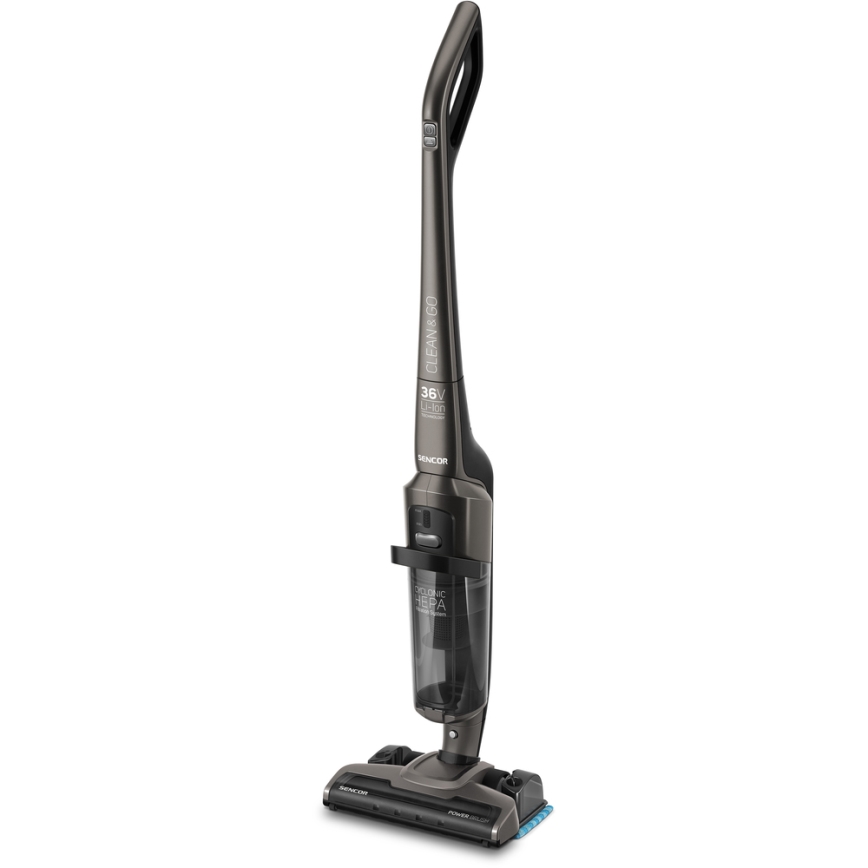 Sencor- Aspirador vertical com escova rotativa elétrica e esfregona 150W/36V 2150 mAh