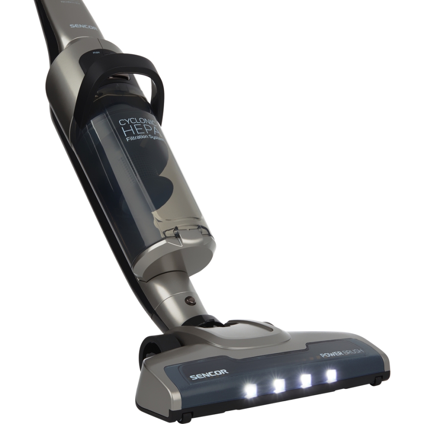 Sencor- Aspirador vertical com escova rotativa elétrica e esfregona 150W/36V 2150 mAh