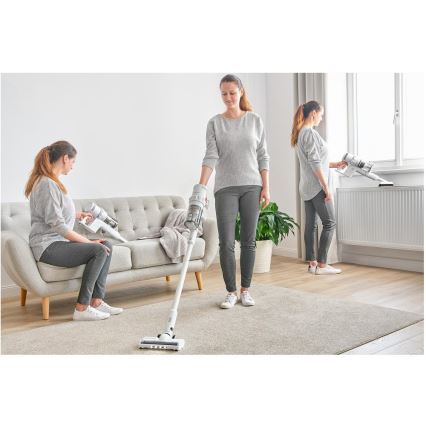 Sencor - Aspirador vertical sem fios 2em1 250W/2200 mAh branco