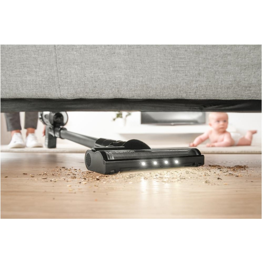 Sencor - Aspirador vertical sem fios 2em1 250W/2200 mAh preto