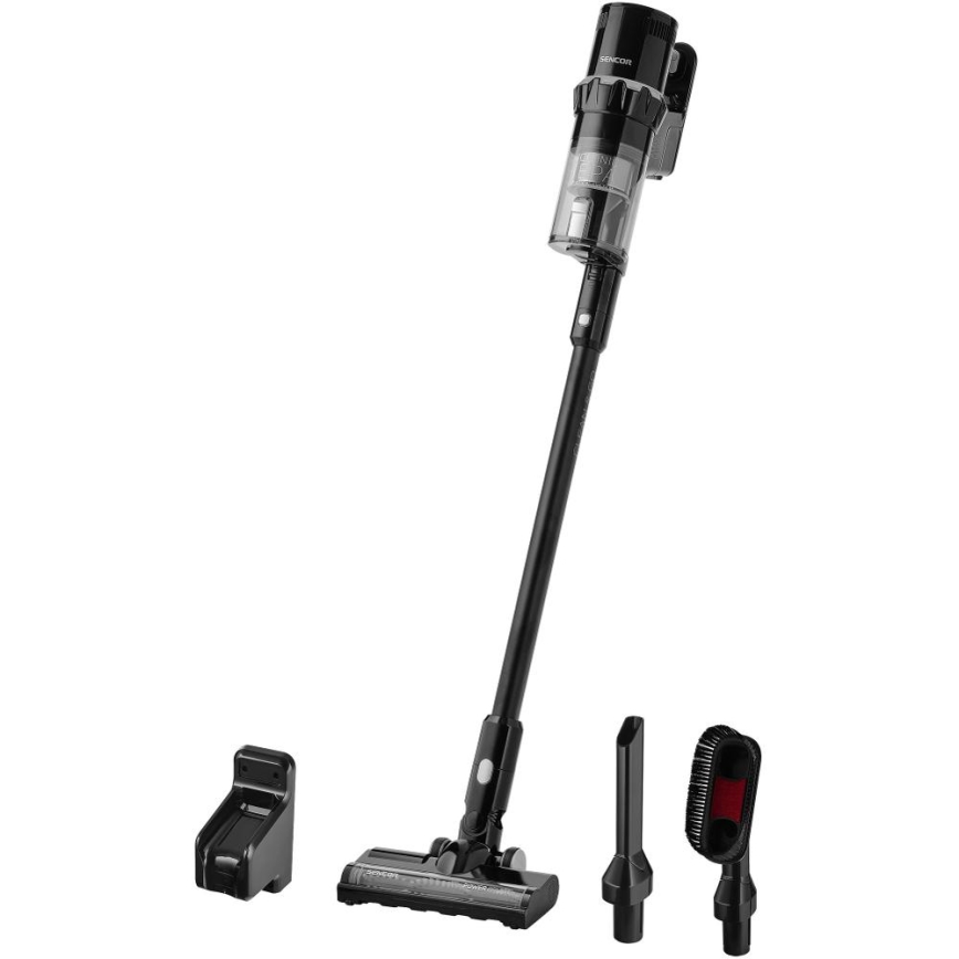Sencor - Aspirador vertical sem fios 2em1 250W/2200 mAh preto