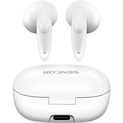 Sencor - Auriculares sem fios IPX4 branco