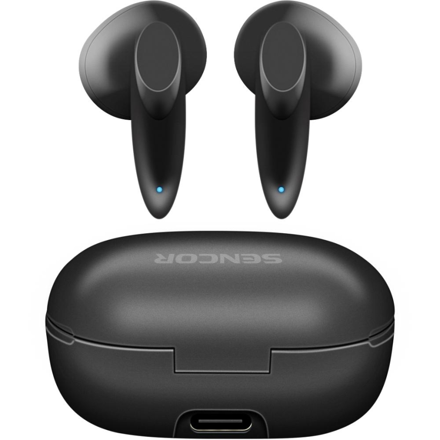 Sencor - Auriculares sem fios IPX4 preto