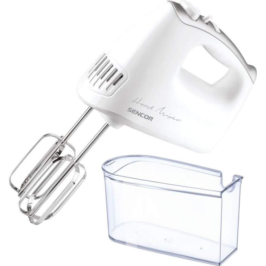 Sencor - Batedeira com acessórios 500W/230V branco