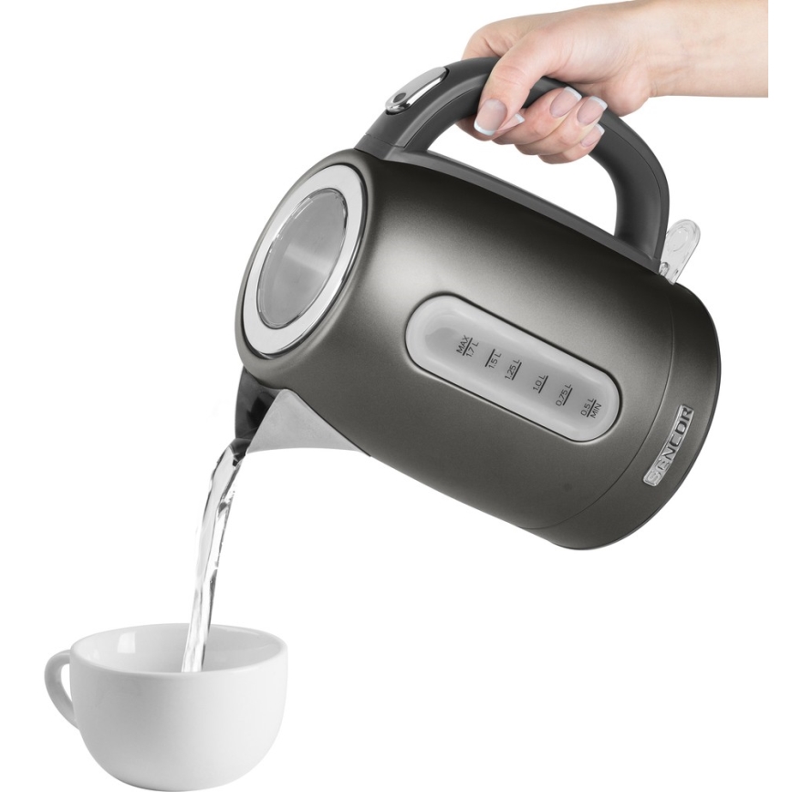 Sencor - Chaleira 1,7 l 2150W/230V antracite