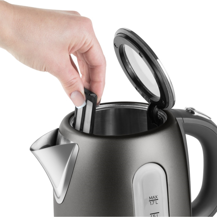Sencor - Chaleira 1,7 l 2150W/230V antracite