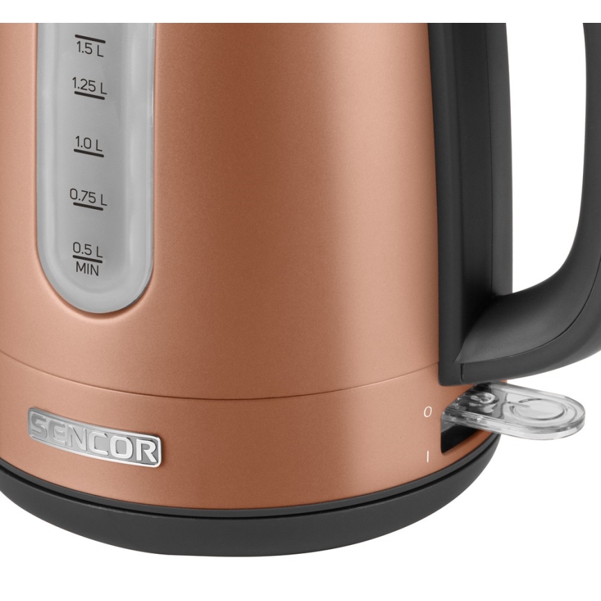 Sencor - Chaleira 1,7 l 2150W/230V cobre