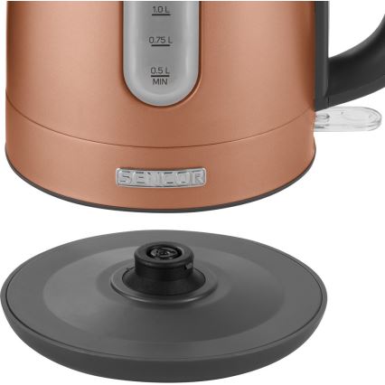 Sencor - Chaleira 1,7 l 2150W/230V cobre