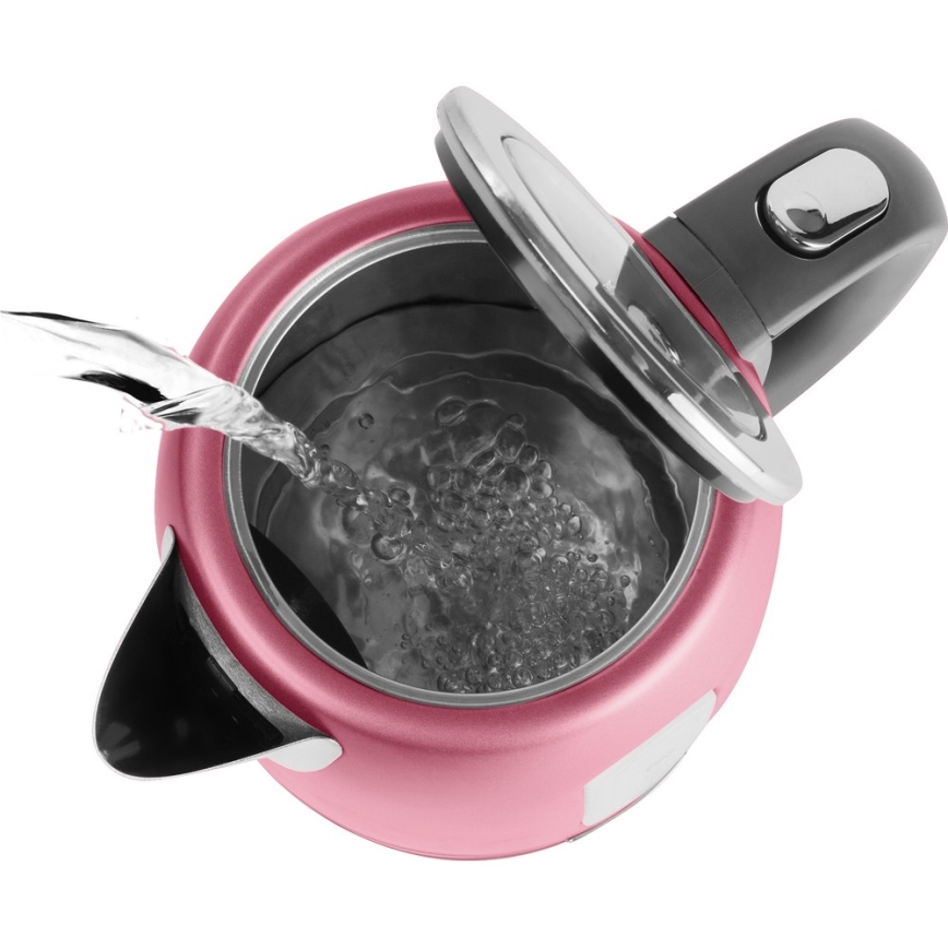 Sencor - Chaleira 1,7 l 2150W/230V rosa