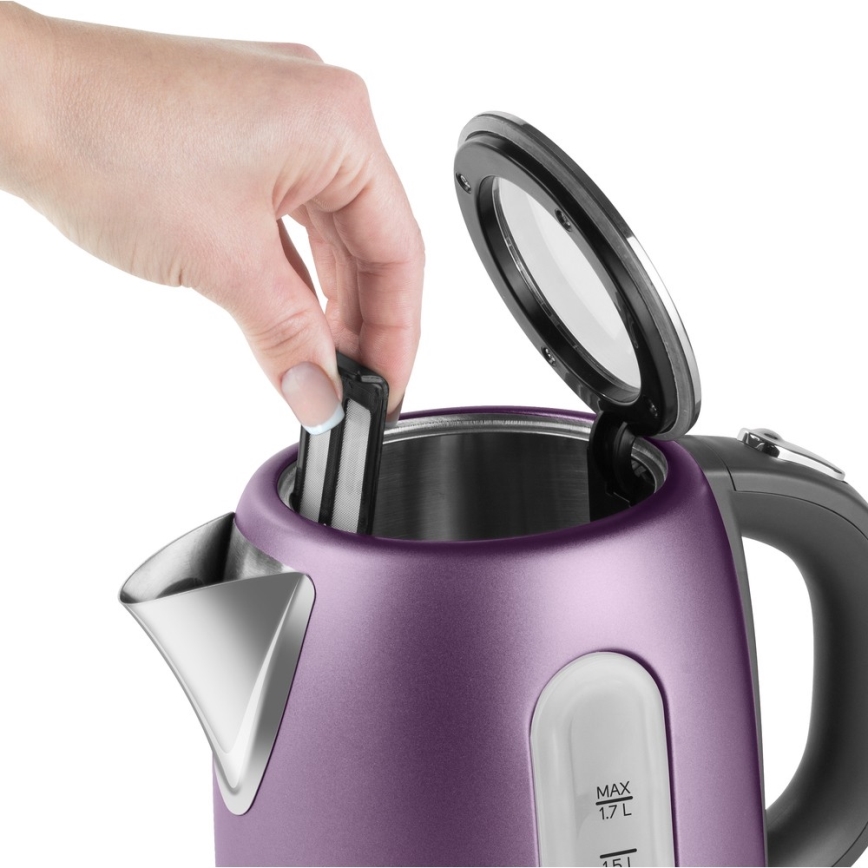 Sencor - Chaleira 1,7 l 2150W/230V roxa