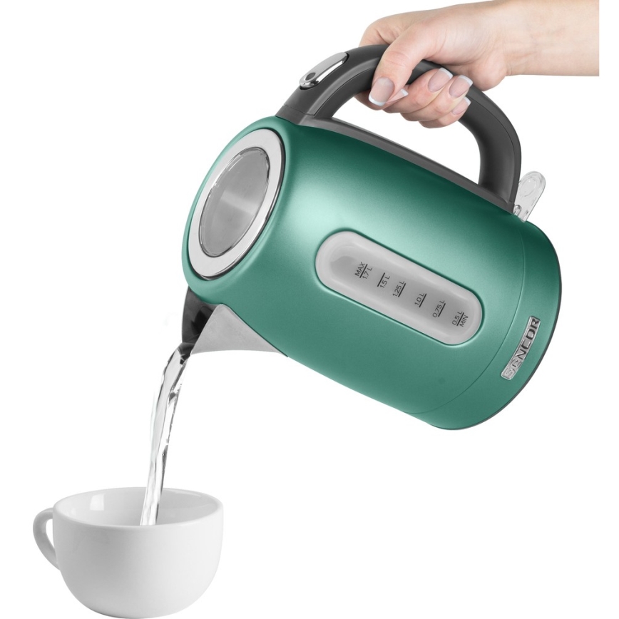 Sencor - Chaleira 1,7 l 2150W/230V turquesa
