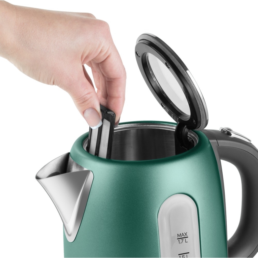 Sencor - Chaleira 1,7 l 2150W/230V turquesa
