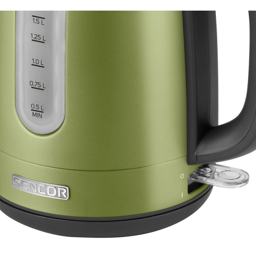 Sencor - Chaleira 1,7 l 2150W/230V verde
