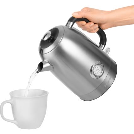 Sencor - Chaleira 1,7 l 2200W/230V aço inoxidável