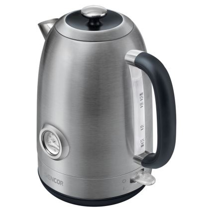 Sencor - Chaleira 1,7 l 2200W/230V aço inoxidável