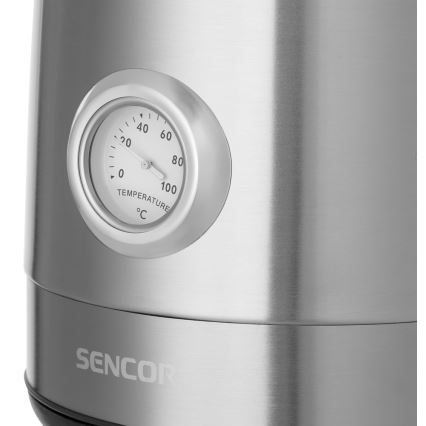 Sencor - Chaleira 1,7 l 2200W/230V aço inoxidável