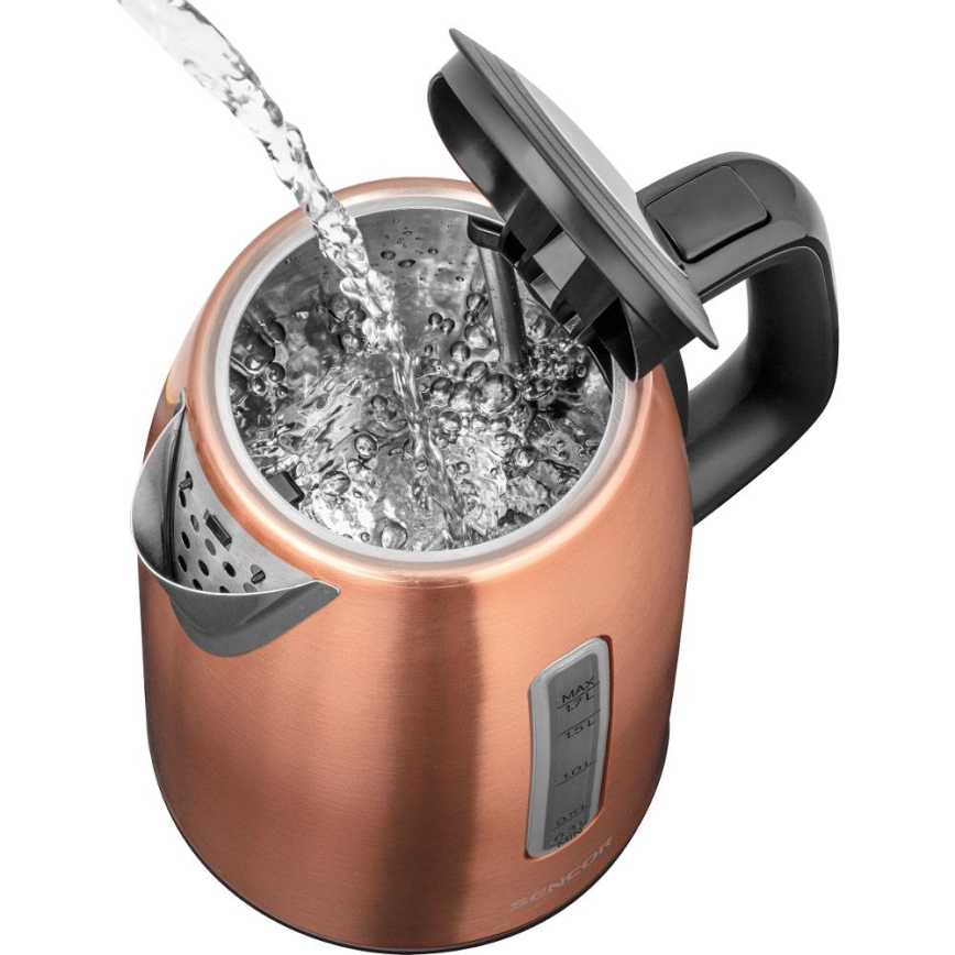 Sencor - Chaleira 1,7 l 2200W/230V cobre