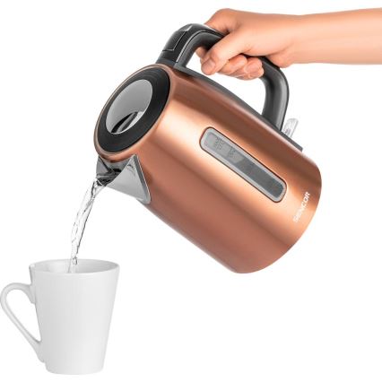 Sencor - Chaleira 1,7 l 2200W/230V cobre