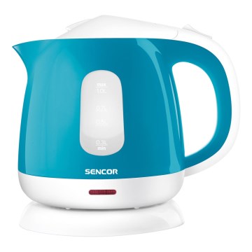 Sencor - Chaleira 1 l 1100W/230V turquesa