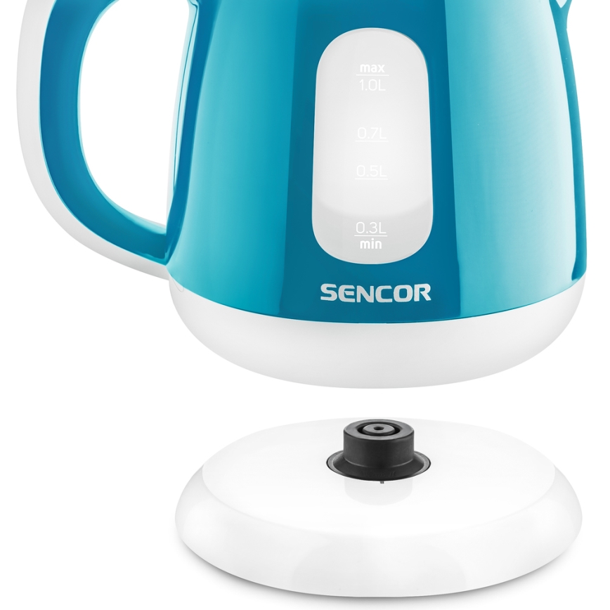 Sencor - Chaleira 1 l 1100W/230V turquesa