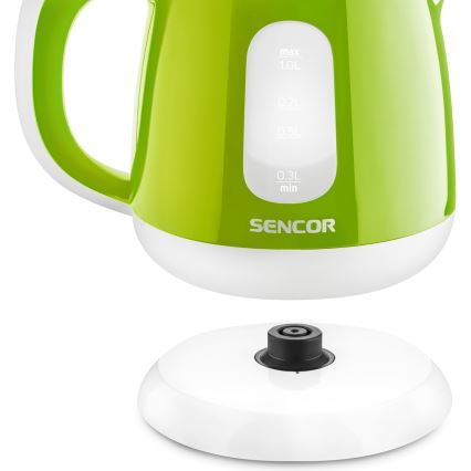 Sencor - Chaleira 1 l 1100W/230V verde
