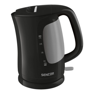 Sencor - Chaleira 2,5 l 2200W/230V preta