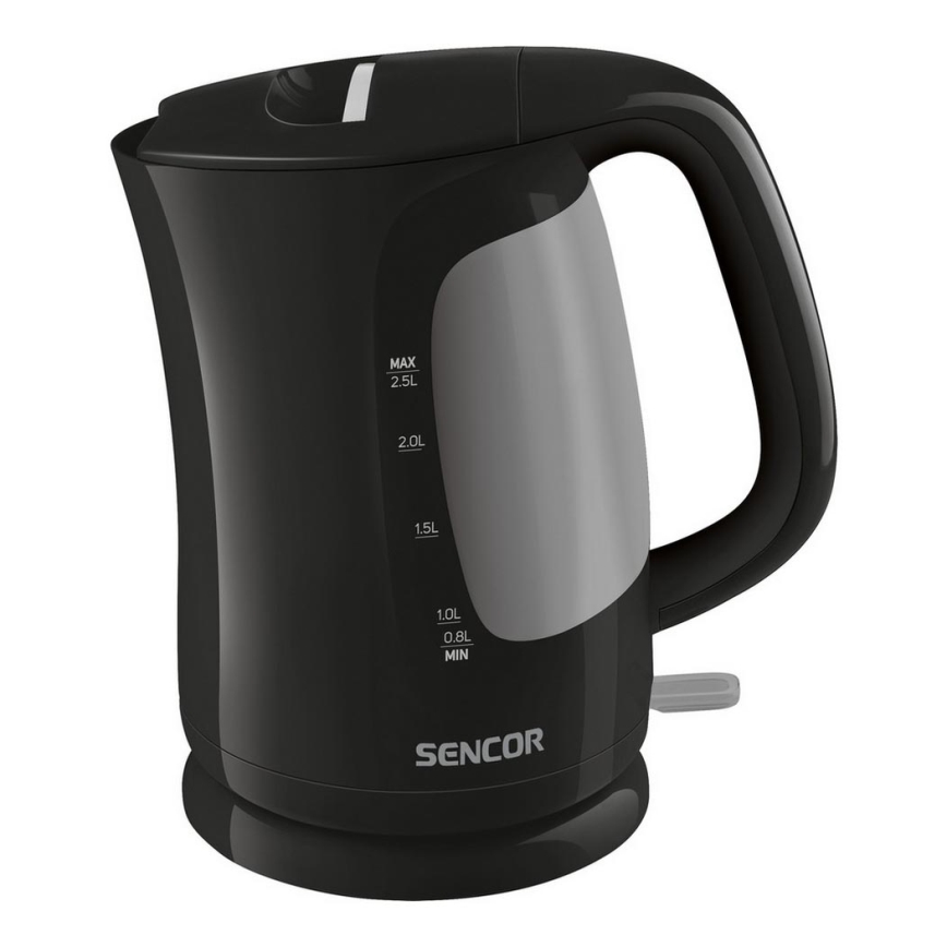 Sencor - Chaleira 2,5 l 2200W/230V preta