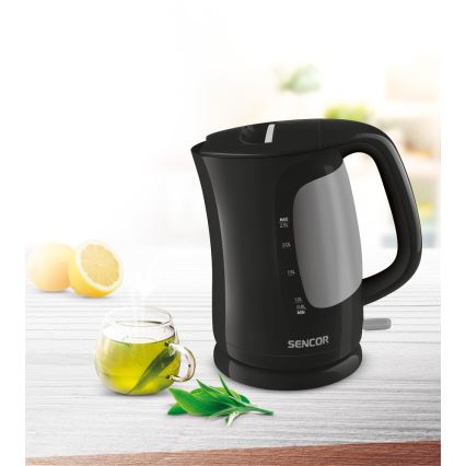 Sencor - Chaleira 2,5 l 2200W/230V preta