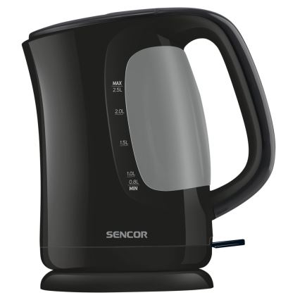 Sencor - Chaleira 2,5 l 2200W/230V preta