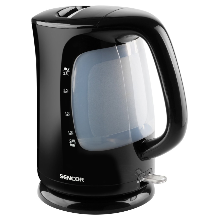 Sencor - Chaleira 2,5 l 2200W/230V preta