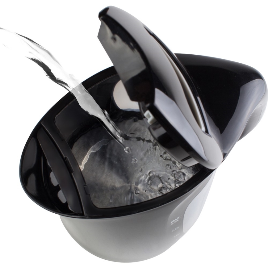 Sencor - Chaleira 2,5 l 2200W/230V preta