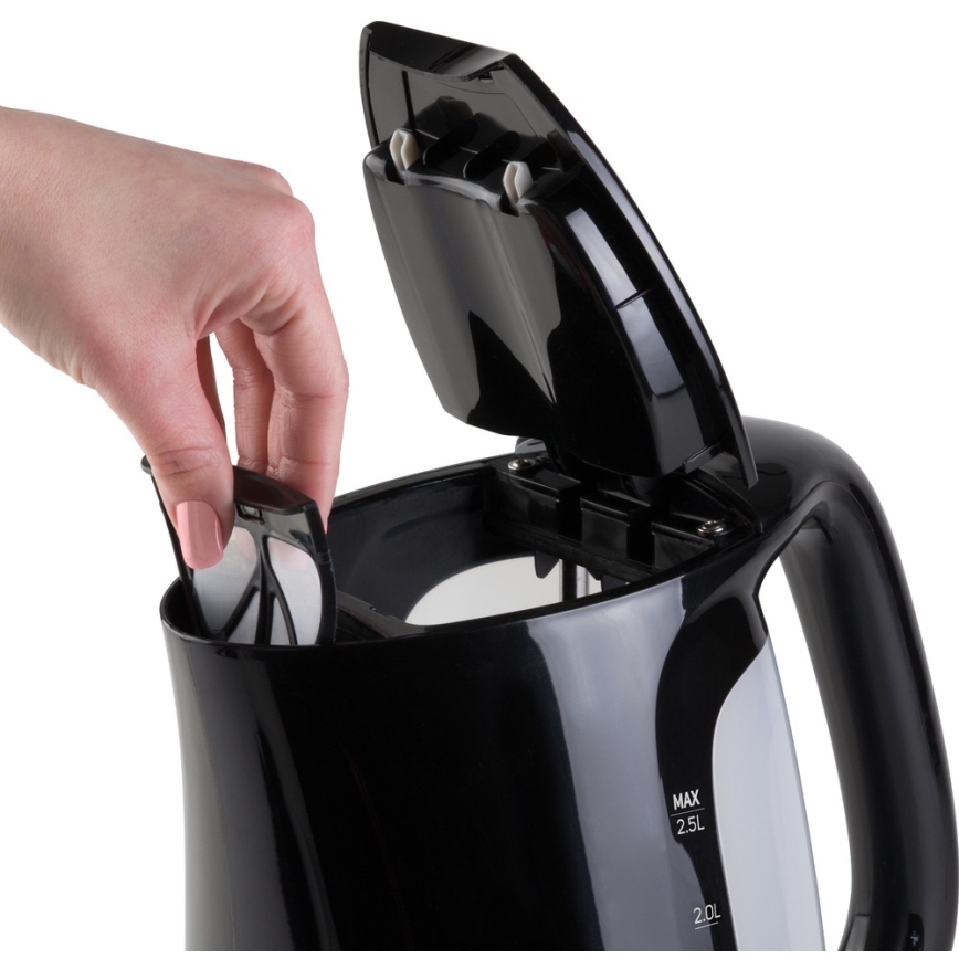 Sencor - Chaleira 2,5 l 2200W/230V preta