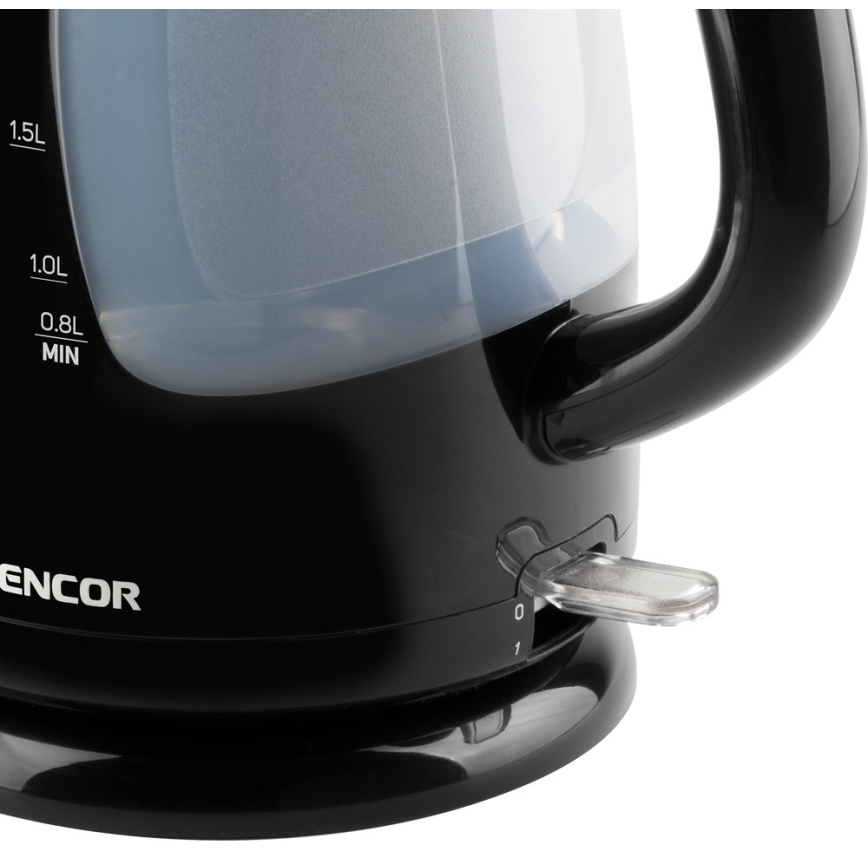 Sencor - Chaleira 2,5 l 2200W/230V preta