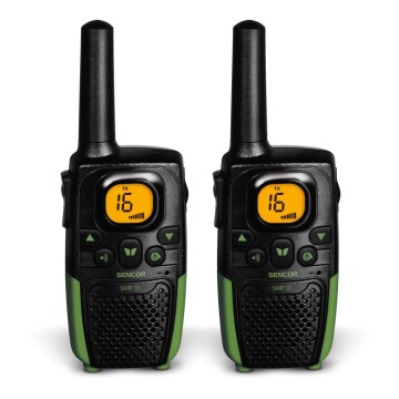 Sencor - CONJUNTO 2x Walkie-talkie 3xAAA alcance 7 km