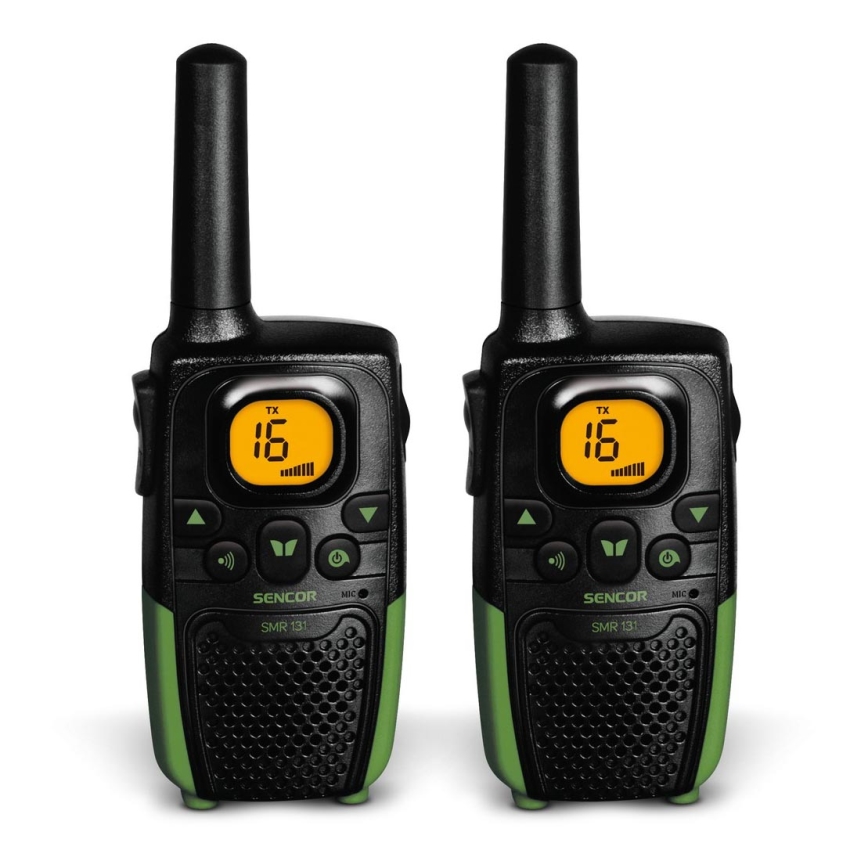 Sencor - CONJUNTO 2x Walkie-talkie 3xAAA alcance 7 km