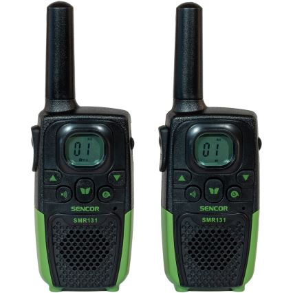 Sencor - CONJUNTO 2x Walkie-talkie 3xAAA alcance 7 km