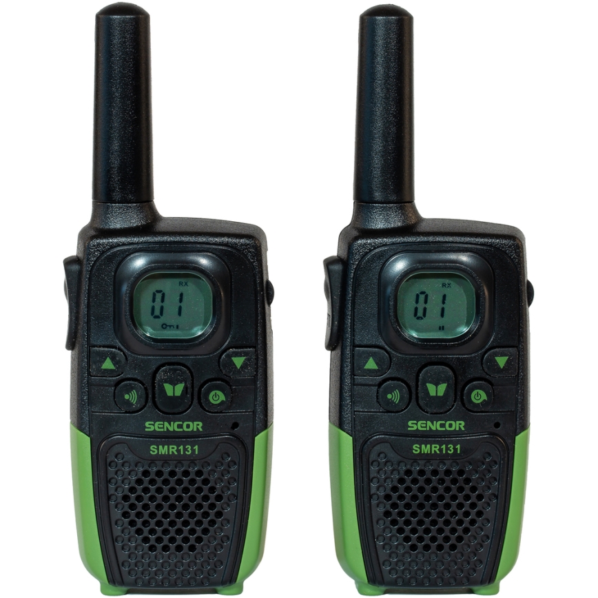 Sencor - CONJUNTO 2x Walkie-talkie 3xAAA alcance 7 km