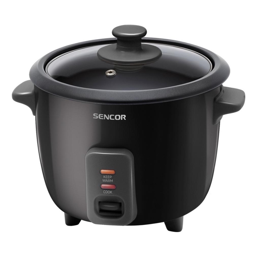 Sencor - Cozedor de arroz 300W/230V 0,6l preto