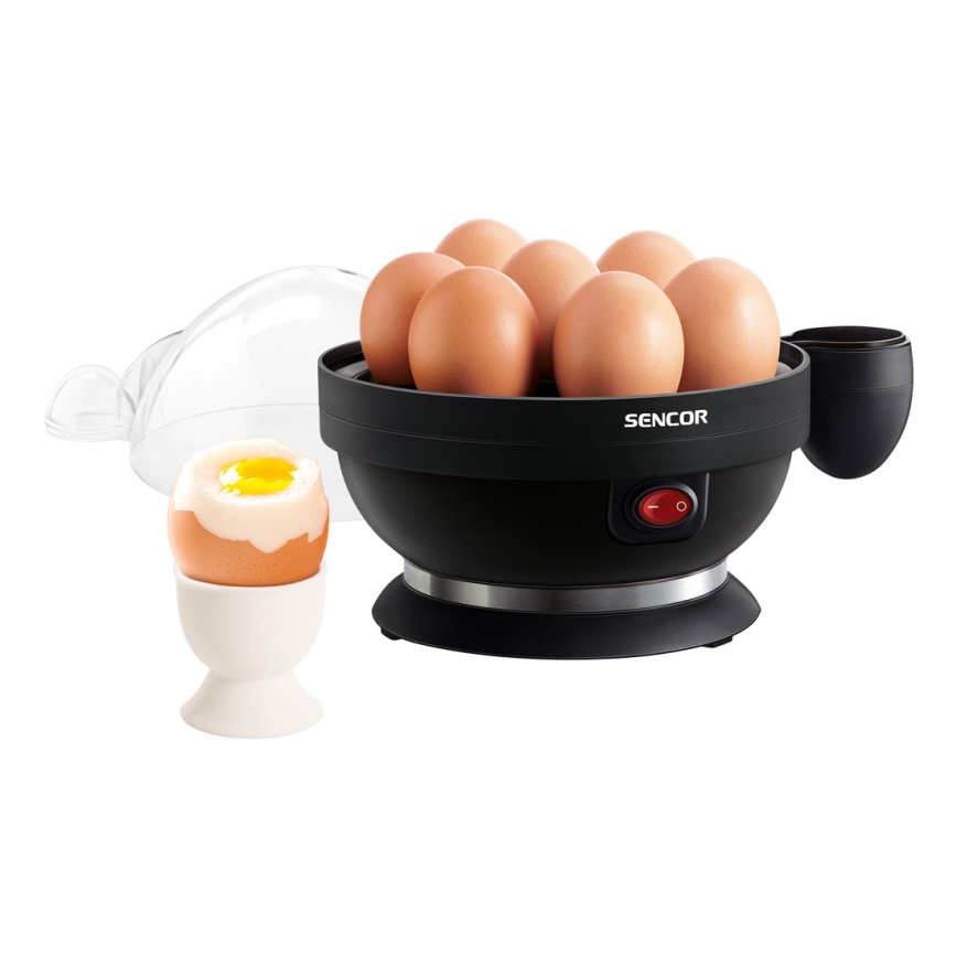Sencor - Cozedor de ovos 320-380W/230V preto