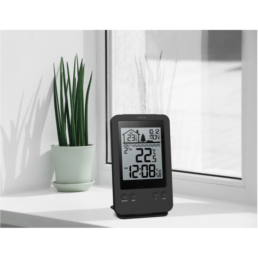 Sencor - Estação de medição com sensor de flutuador de piscina sem fios 2xAA + 2xAA IPX7