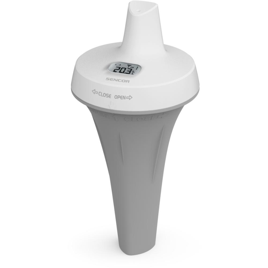 Sencor - Estação de medição com sensor de flutuador de piscina sem fios 2xAA + 2xAA IPX7
